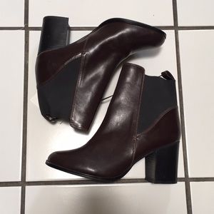 Burgundy High Top Boot